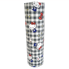 Hello Kitty 凱蒂貓 防水防污鋪布 格紋, 500 x 30cm, 1捲