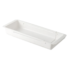 廚房衣櫃抽屜分隔伸縮收納籃 文具收納 內衣褲收納 分隔板 工具收納 分類收納, 16.8x44.2x6.3cm, D04, 1個