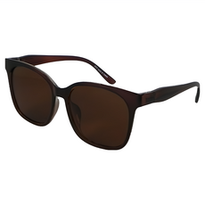 Docomo 女款偏光太陽眼鏡 (茶色/抗UV400)