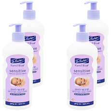 Dr.Fischer 費雪博士 敏感寶貝專用型乳液, 質地好吸收 清爽不黏膩 圓弧鋸齒狀瓶身, 500ml, 4瓶