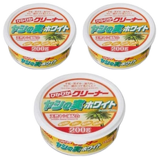 AIMEDIA 艾美迪雅 亮晶晶椰果清潔劑, 含自然椰子油成份 輕鬆去除頑固油污 有效清潔廚具, 白, 200g, 3罐