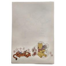 Sun-Star 維尼家族 維尼百畝森林系列信封信紙組，135mm*97mm, 147mm*100mm 尺寸，信紙5張，信封4張, SS188-2, 1組