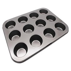 PEARL LIFE 珍珠金屬 紙杯蛋糕模具 12格 D-2672 Petit Heart, 1個