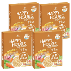 HAPPY HOURS 寶寶粥 洋芋拌小豬 Set, 6個月以上寶寶適用, 300g, 4盒