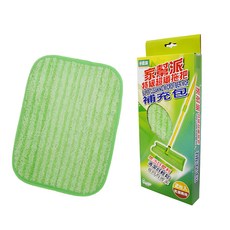 多麼潔 家幫派 特級超纖拖把替換包 乾濕兩用 超纖布靜電吸附, 1盒, 0.11kg