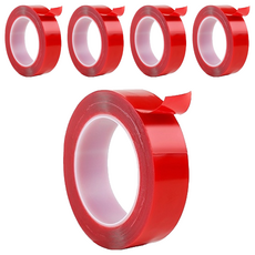 極黏透明無痕強力膠條 15mm 透明色 -適用多種材質表面, 10捲