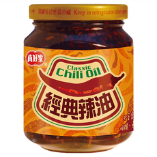 真好家 經典辣油 適用於涼拌、拌麵、沾醬, 230ml, 1罐
