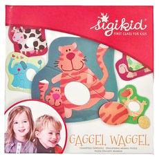 sigikid 益智動物教學拼圖（18片）, 混合色, 1個