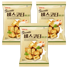 LOTTE 樂天 洋蔥麵包餅, 70g, 3包