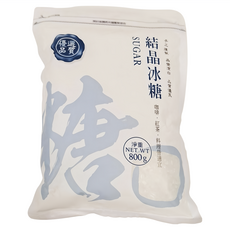 祥溢 結晶冰糖 手工晶瑩 品質優良 咖啡 紅茶 料理皆適宜, 800g, 1包
