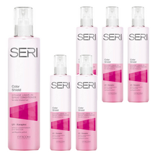 FARCOM 髮控 SERI 柔馭護色水髮膜, 2相免洗噴霧護髮素，適合染髮髮質，防紫外線, 300ml, 6瓶