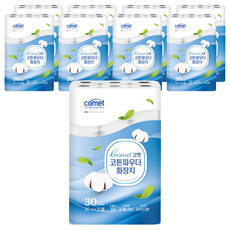 comet Cotton Powder 捲筒衛生紙, 30m, 30捲, 9包