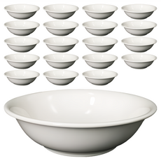 TATUNG 大同磁器 沙拉碗 7.5吋 (瓷器碗/餐碗/點心碗/湯碗), 20個, 白色