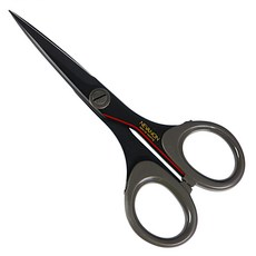 Silky 黑刃超不粘膠工藝剪刀 獨家雙層氟素加工 大幅減少雙面膠、膠帶沾黏 高防鏽性能, 1支, Black