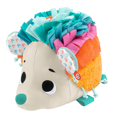 Fisher-Price 費雪 娃娃觸覺玩具 可愛感官小刺蝟, 3個月以上寶寶適用, 1個