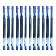 PENROTE 筆樂 大容量 藍色 書寫流暢, 12支