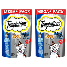 Temptations 喵愛餡 雞肉口味 貓零食, 化毛配方, 130g, 2包