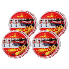 IMPERIAL 雙盟 御林軍丹麥奶酥, 香濃奶酥 口感扎實綿密 精緻鐵盒, 200g, 4盒