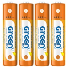 GREENON 超鹼AAA電池, 1組, 4個