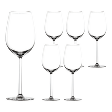 LUCARIS 上海系列無鉛水晶薄酒萊酒杯 515ml, 6個, 透明