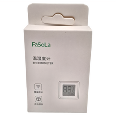 FaSoLa 家用磁吸電子溫濕度計 精準感知 靈活擺放, 白色, 1個