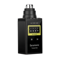 Saramonic 楓笛 XLR卡農接頭無線發射器, SR-XLR4C, 黑色