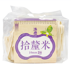 池上鄉農會 刀削麵 拾釐米, Q彈有嚼勁，麵條寬度適中，易於烹煮，450g, 1包