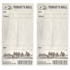 德德小品集 舊物收藏冊便簽本 80 x 80mm, 今日小記 白色, 2本, 100張