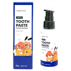 JUNGLE MONSTER 寵物專用牙膏 貓狗適用 70g, 1罐