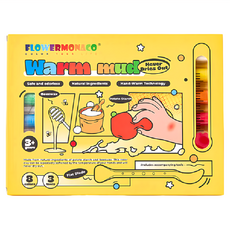 FLOWER MONACO 兒童溫感黏土套裝，8色，3歲以上適用，含3種工具, 200g, 1組