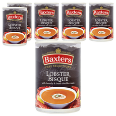 Baxters 龍蝦濃湯，白蘭地和鮮奶油, 400g, 6罐
