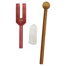 理享家 水晶消磁淨化音叉 11 x 2.5cm 4096hz, 1組, 粉色