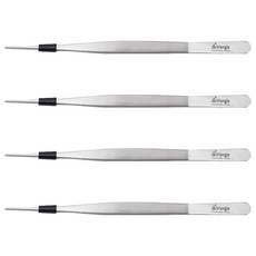 三角牌 直鑷子 15公分 不鏽鋼料理夾, 504871501, 4支