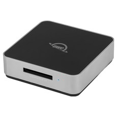 OWC Atlas CFexpress 4.0 Type B 讀卡機 USB4 40Gb/s, 黑色 + 灰色, OWCTCCFXB4RDR, 1個