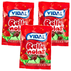 VIDAL 草莓風味軟糖, 90g, 3包