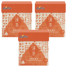 High Tea 漢方茶 Set, 美顏紅棗茶, 不含咖啡因, 三角立體茶包, 5g, 10包, 3盒