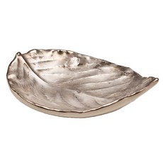 佐和陶瓷 銀彩櫻葉小皿 日本製造, 1個