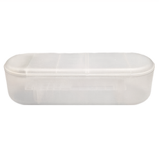 FANCY LIFE 電池檢測收納盒, 白色, 1個