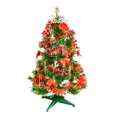 摩達客 耶誕3尺特級綠松針葉聖誕樹 Set 台灣製 聖誕裝飾配件包, 90cm, YS-GPT03001