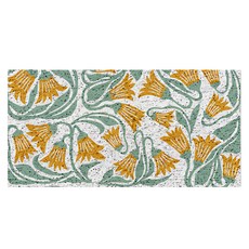 好物良品 花卉系列 大尺寸可剪裁玄關大門絲圈刮泥墊 120 x 60cm, 青葉藤花, 1個