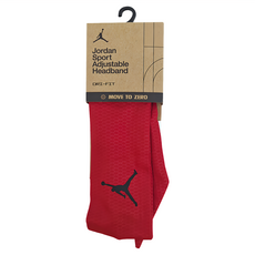 NIKE 耐吉 JORDAN 喬丹 SPORT 頭綁帶，LOGO設計 Dri-FIT速乾材質, 紅色, 1個, 1size