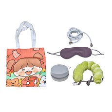 Sayaka 紗彌佳 2025魯蛇翻身好運福袋4件組 U型記憶枕 綠色 旅行組