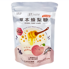 Love Nature Simple Life 依琦匠子 草本蜂梨糖 水蜜桃口味 120g 古法漢方, 1包