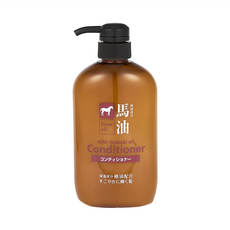 KUMANO 熊野油脂 HO馬油潤髮乳, 600ml, 1瓶