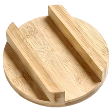ISE MOUNT 小島嶼山 雪拉碗竹制鍋蓋 原木色, 直徑130 x 高38mm(底部直徑110mm), 直徑130 x 高38mm(底部直徑110cm), 1個