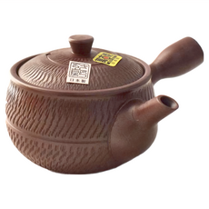 急須壺 - 日本製 陶瓷茶壺, 萬古刻紋, 300ml, 1個