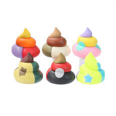 Iwako 造型橡皮擦 便便拼圖, 1組, 無PVC, 適用年齡6歲以上, 日本產