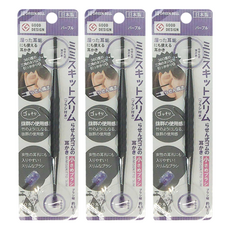 GREEN BELL 綠鐘 雙頭挖耳棒 (紫色) 日本制, 3支, 1入