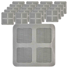 日本SP SAUCE黏貼式排水孔方形 毛髮濾網 2g 20片, 單色