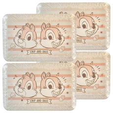 收納王妃 迪士尼 濕紙巾盒 188 x 122 x 75mm, 簡約奇奇蒂蒂, 4個